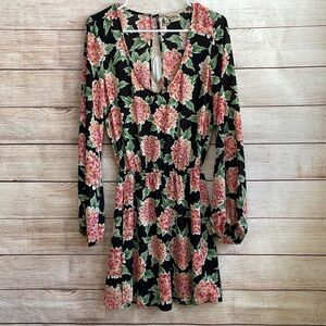 SHOW ME YOUR MUMU RAINEY MINI DRESS‎ IN FLORAL PRINT